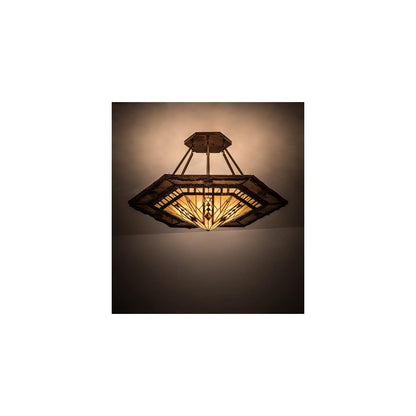 Sonoma 6 Light 40" Wide Semi-Flush Ceiling Fixture