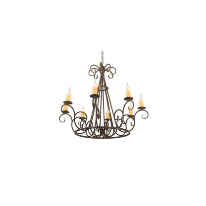 Marguerite 8 Light 42" Wide Taper Candle Style Chandelier