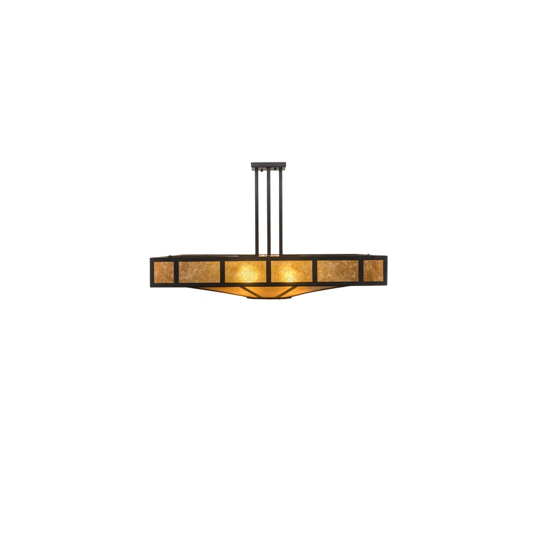 Mission Prime 4 Light 43" Wide Semi-Flush Square Ceiling Fixture