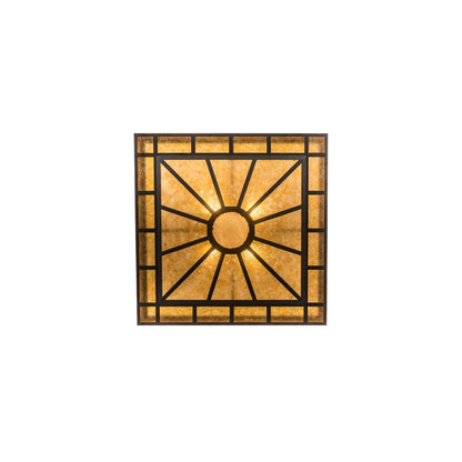 Mission Prime 4 Light 43" Wide Semi-Flush Square Ceiling Fixture