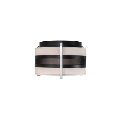 Nathan 3 Light 24" Wide Semi-Flush Drum Ceiling Fixture