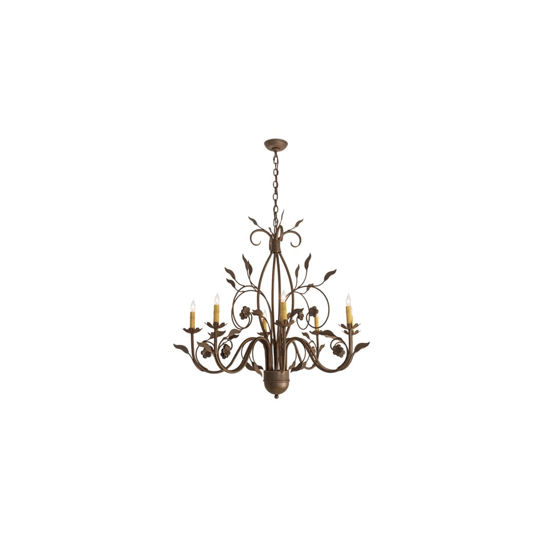 Bordeaux 8 Light 36" Wide Taper Candle Style Chandelier