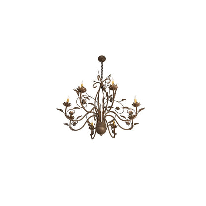Bordeaux 8 Light 36" Wide Taper Candle Style Chandelier