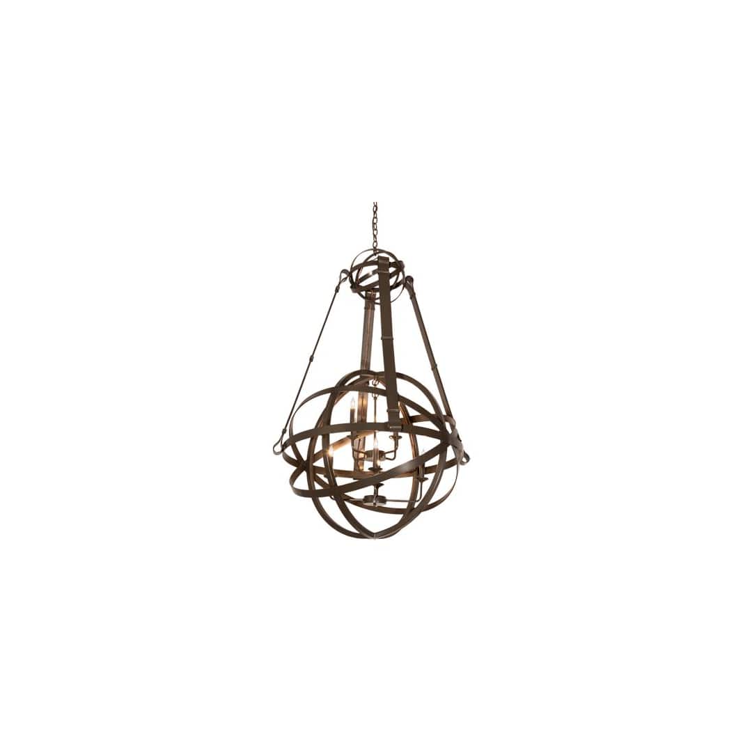 Gimbal Grinado 8 Light 36" Wide Taper Candle Style Chandelier