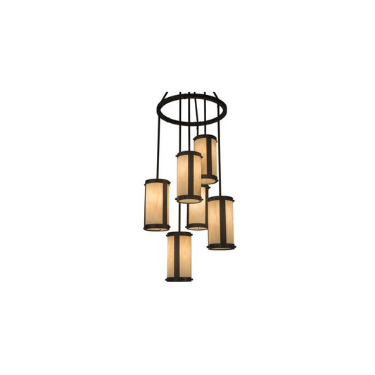 Cartier 6 Light 24" Wide Ring Chandelier