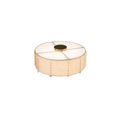 Cilindro Lujoso 6 Light 25" Wide Semi-Flush Drum Ceiling Fixture
