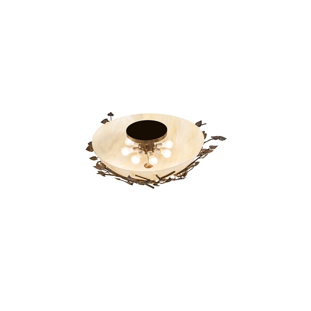 Espe 4 Light 40" Wide Semi-Flush Bowl Ceiling Fixture