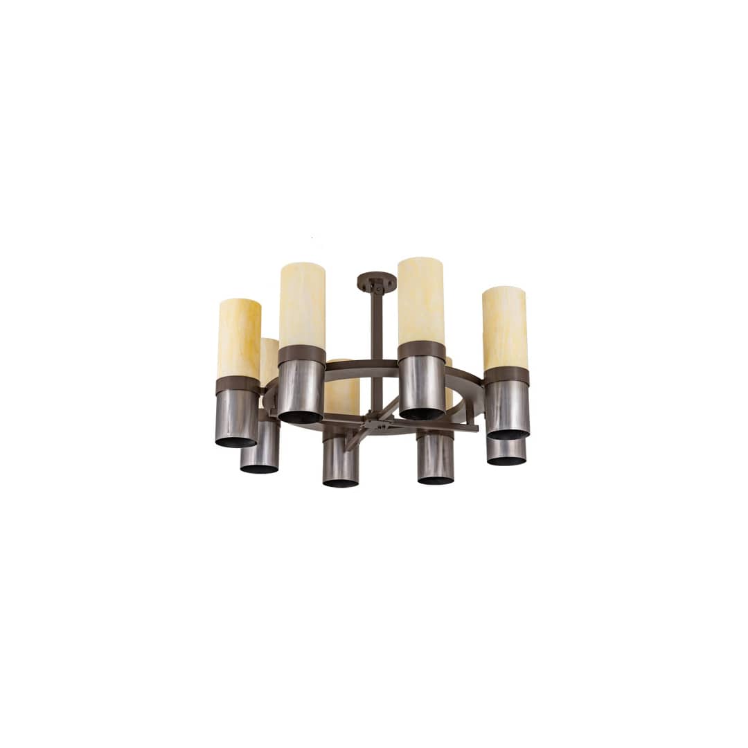 Farmington 8 Light 48" Wide Semi-flush Ceiling Fixture