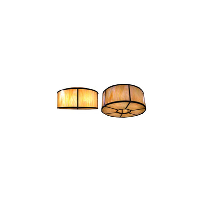 Mission Prime 6 Light 48" Wide Semi-Flush Drum Ceiling Fixture