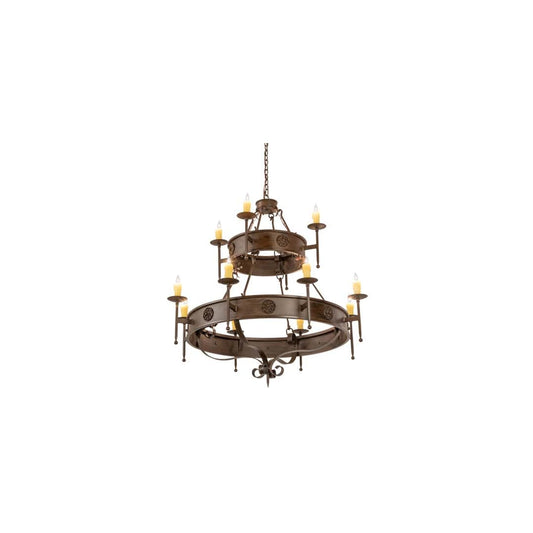 Lorenzo 12 Light 48" Wide Taper Candle Style Chandelier