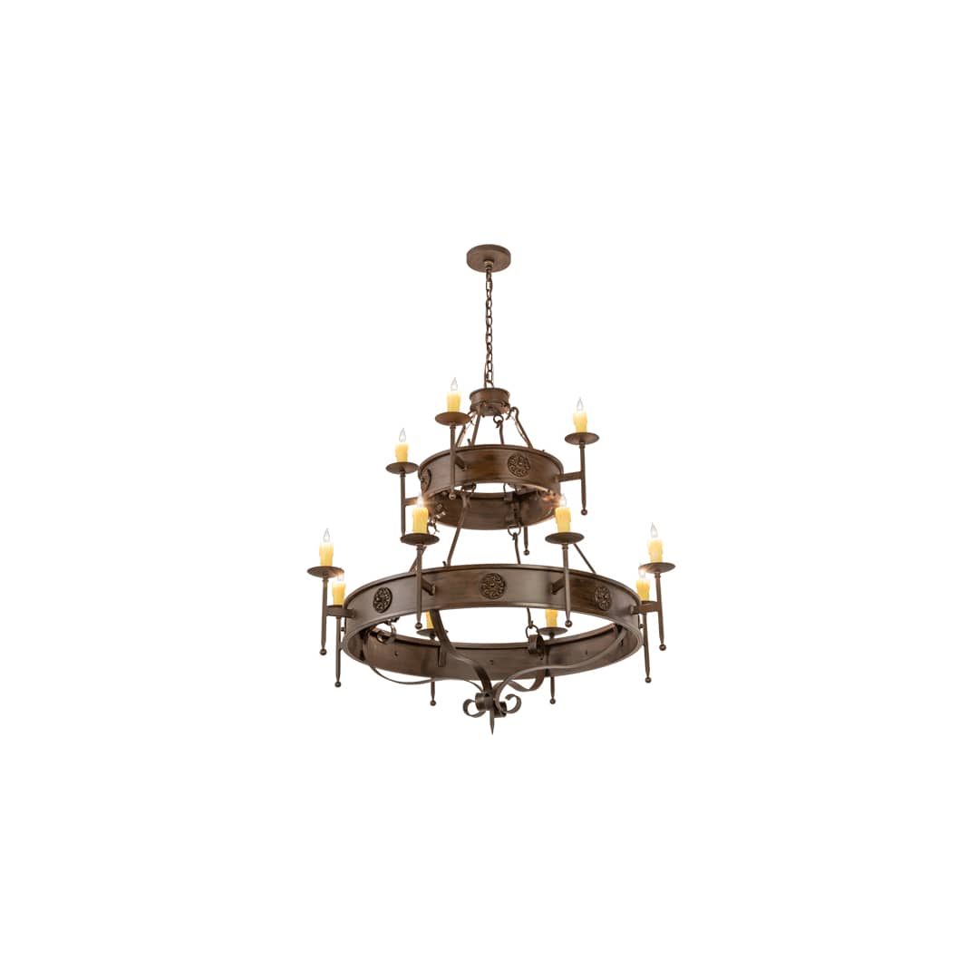 Lorenzo 12 Light 48" Wide Taper Candle Style Chandelier