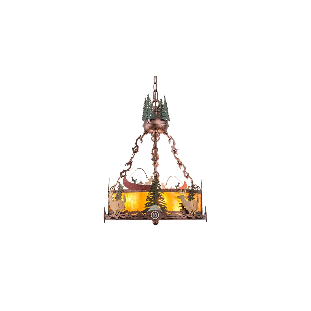 3 Light 16" Wide Pendant