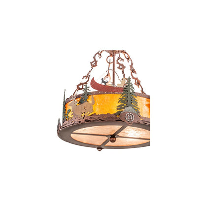 3 Light 16" Wide Pendant