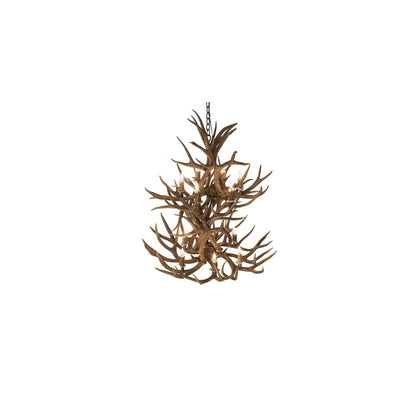 Antlers 12 Light 36" Wide Antler Candle Style Chandelier