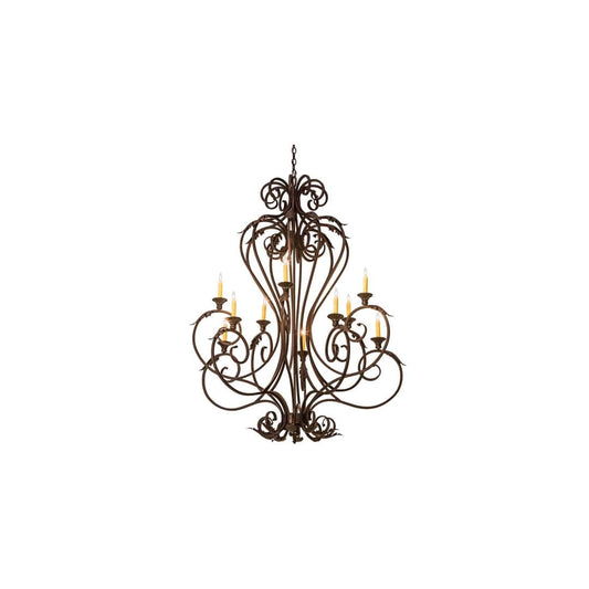 Josephine 10 Light 48" Wide Taper Candle Style Chandelier