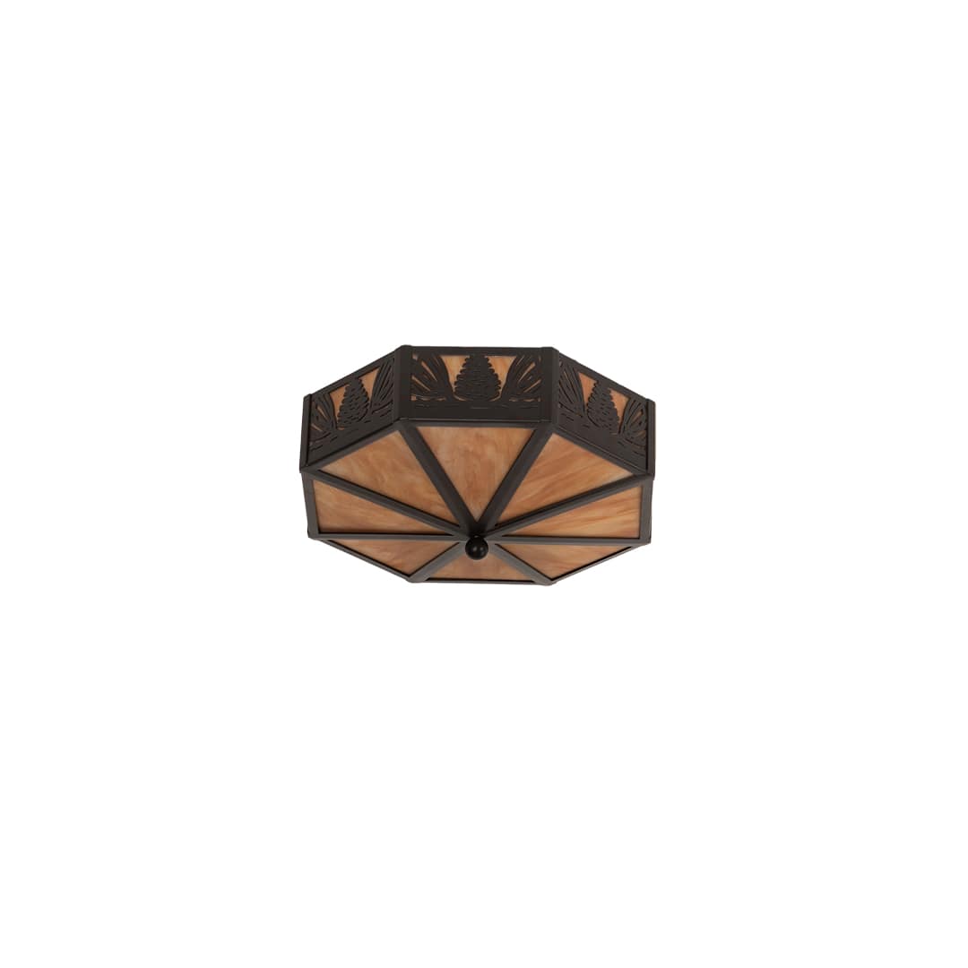 Pinecone 4 Light 16" Wide Flush Mount Ceiling Fixture