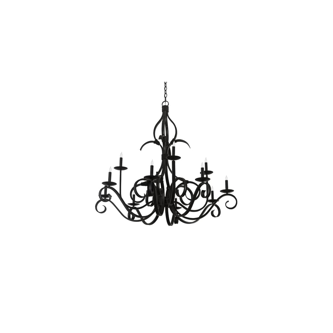 Cypress 12 Light 48" Wide Taper Candle Style Chandelier