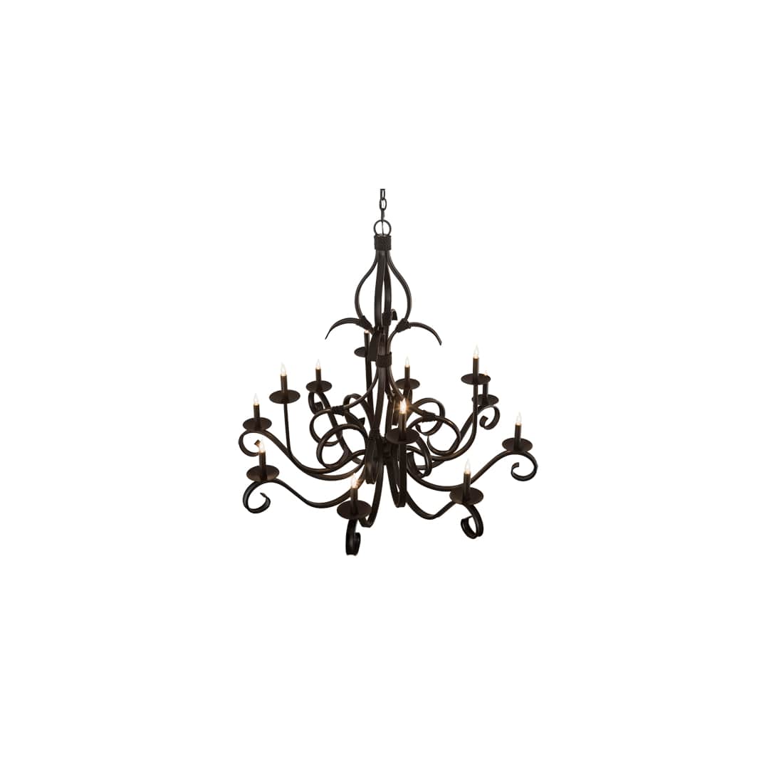 Cypress 12 Light 48" Wide Taper Candle Style Chandelier