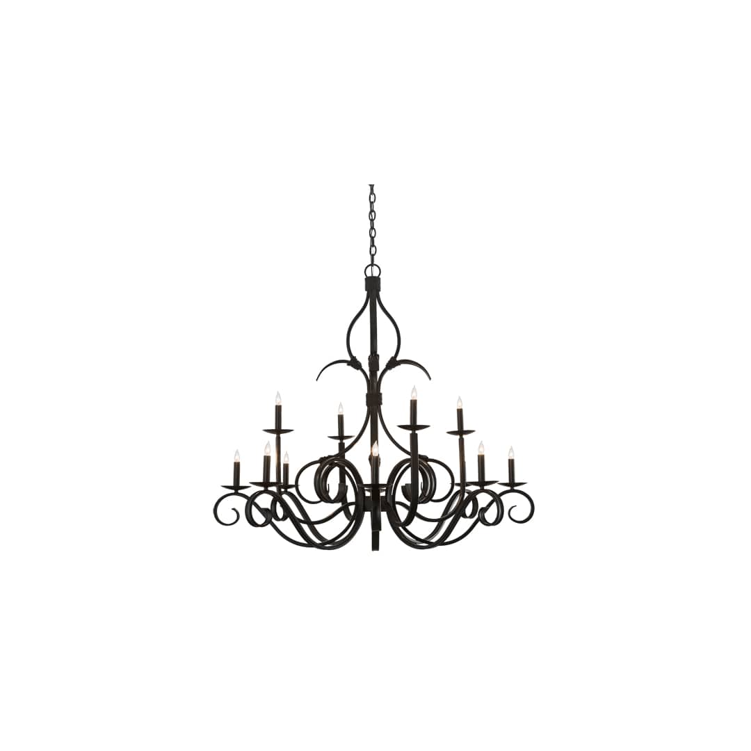 Cypress 12 Light 48" Wide Taper Candle Style Chandelier