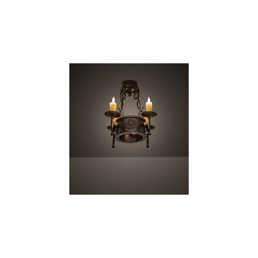 Lorenzo 4 Light 18" Wide Semi-Flush Ceiling Fixture