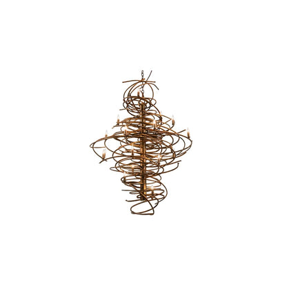 Cyclone 20 Light 40" Wide Taper Candle Style Chandelier