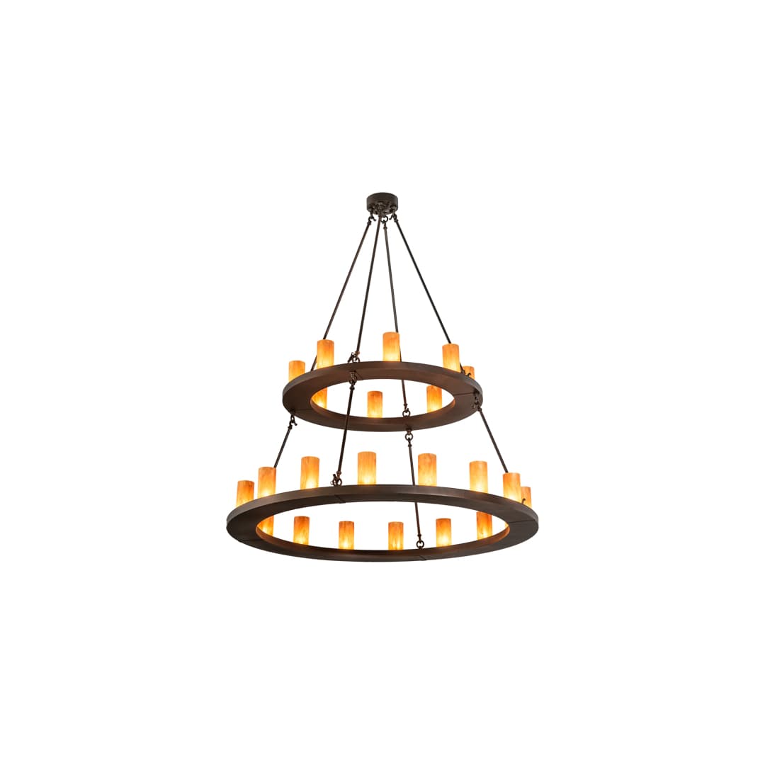 Loxley 24 Light 54" Wide Ring Chandelier