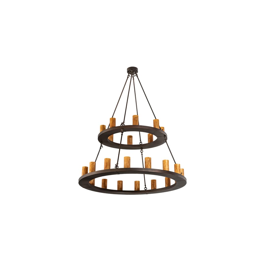 Loxley 24 Light 54" Wide Ring Chandelier