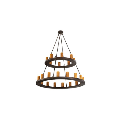 Loxley 24 Light 54" Wide Ring Chandelier