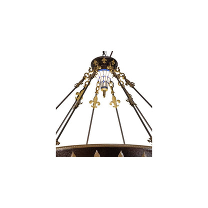 10 Light 62" Wide Pendant