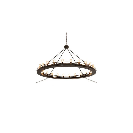 Barbury 24 Light 72" Wide Ring Chandelier