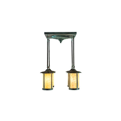 Fulton Prime 4 Light 27" Wide Semi-Flush Ceiling Fixture
