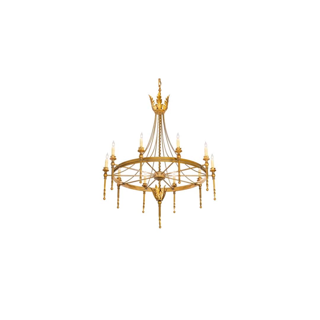 Amaury 10 Light 36" Wide Taper Candle Style Chandelier