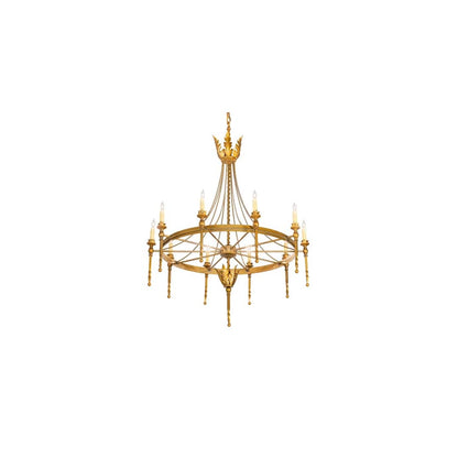 Amaury 10 Light 36" Wide Taper Candle Style Chandelier