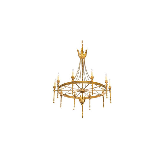 Amaury 10 Light 36" Wide Taper Candle Style Chandelier