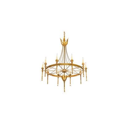 Amaury 10 Light 36" Wide Taper Candle Style Chandelier