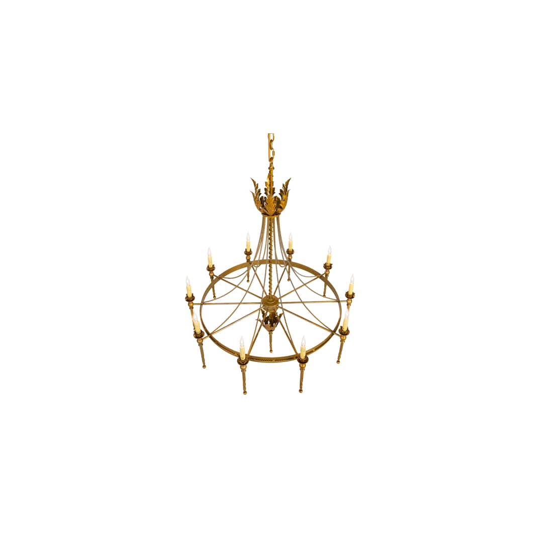 Amaury 10 Light 36" Wide Taper Candle Style Chandelier