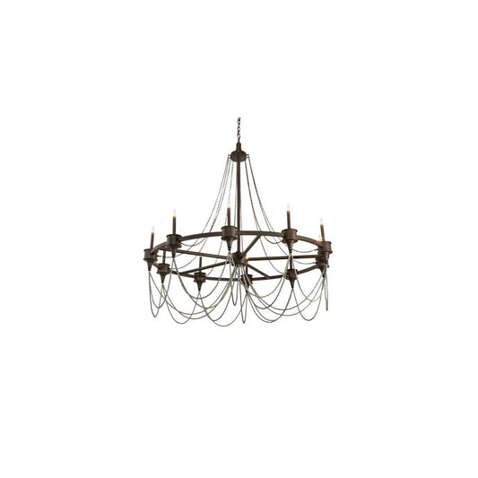 Marcie 10 Light 60" Wide Taper Candle Style Chandelier