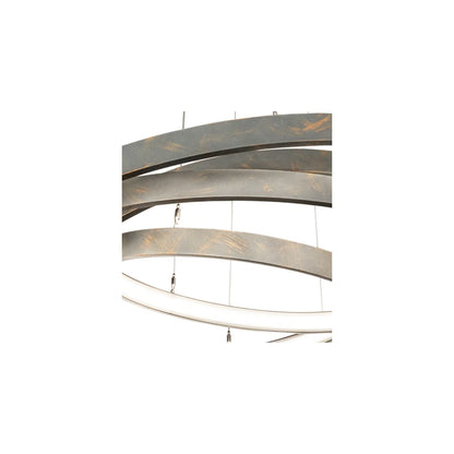 4 Light 48" Wide Suspension Multi Light Pendant