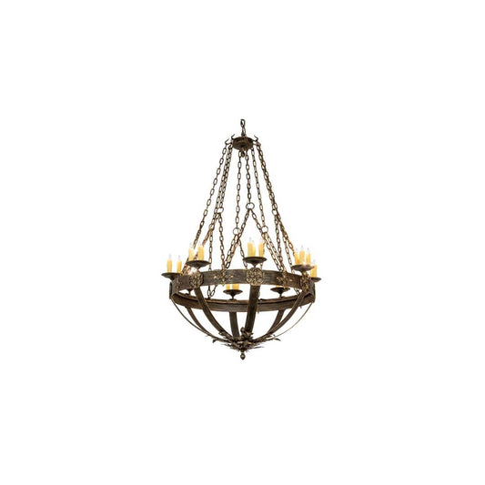 Neapolis 24 Light 60" Wide Taper Candle Style Chandelier