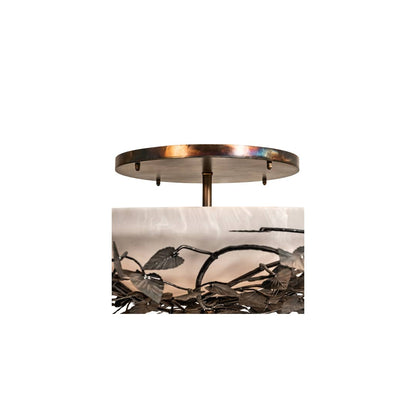 Espe 8 Light 55" Wide Semi-Flush Bowl Ceiling Fixture