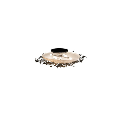 Espe 8 Light 55" Wide Semi-Flush Bowl Ceiling Fixture