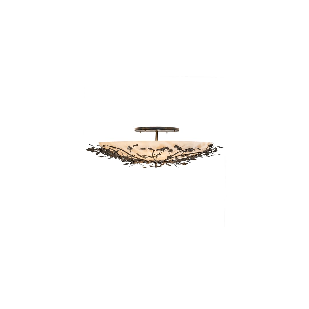 Espe 8 Light 55" Wide Semi-Flush Bowl Ceiling Fixture