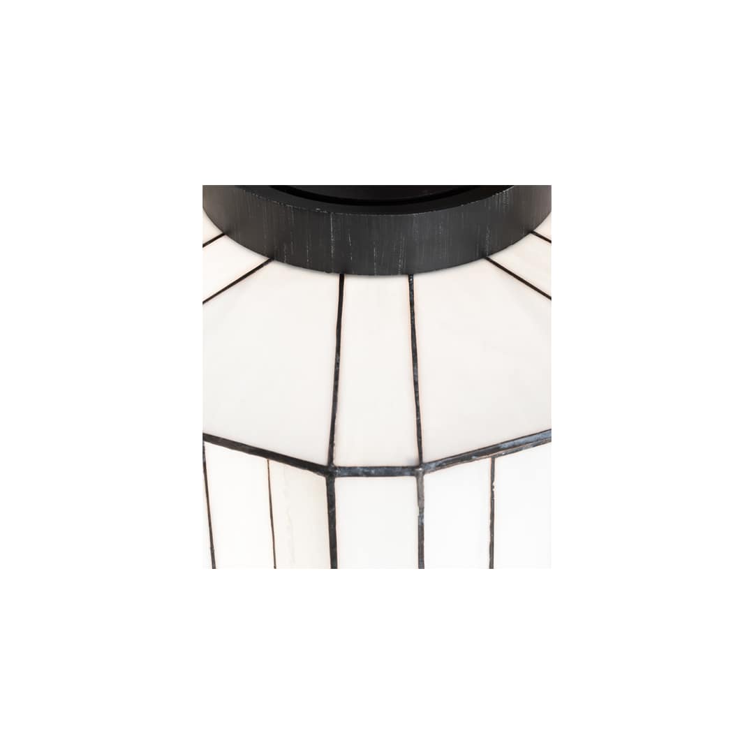 Paramount 24" Wide Flush Mount Waterfall Ceiling Fixture - Antique Iron Gate Finish - GU24 Bulb Base