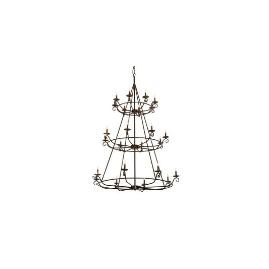 Estrella 24 Light 60" Wide Taper Candle Style Chandelier