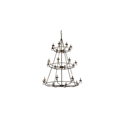 Estrella 24 Light 60" Wide Taper Candle Style Chandelier