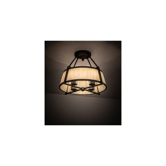 Cilindro Lucy 4 Light 24" Wide Semi-Flush Ceiling Fixture