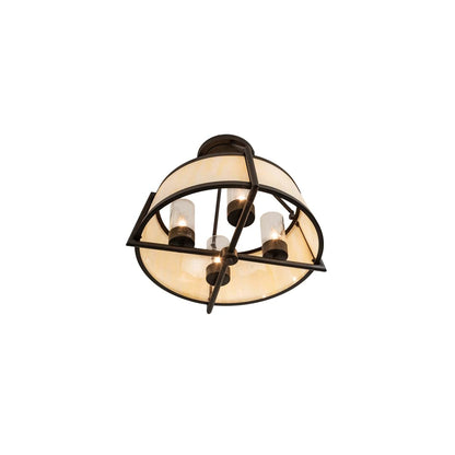Cilindro Lucy 4 Light 24" Wide Semi-Flush Ceiling Fixture