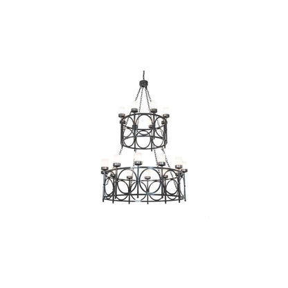 Porta 20 Light 54" Wide Ring Chandelier