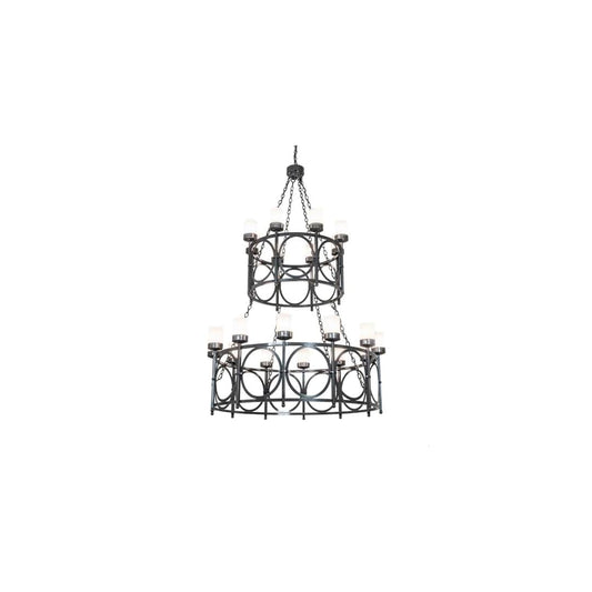 Porta 20 Light 54" Wide Ring Chandelier