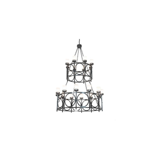 Porta 20 Light 54" Wide Ring Chandelier